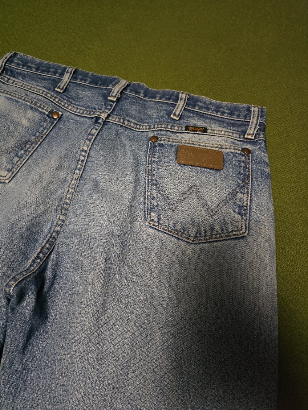 Wrangler Faded Relaxed Fit Light Blue Denim Jeans
